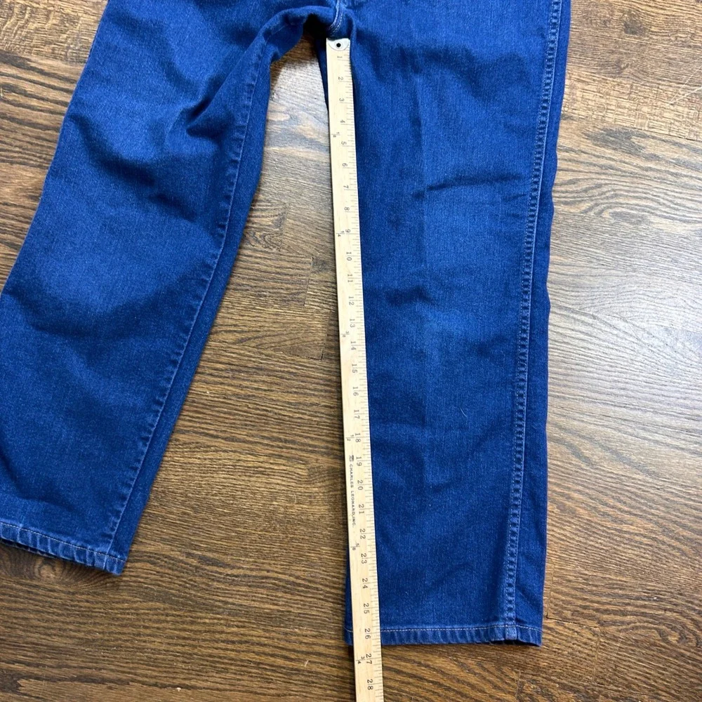 Vintage Wrangler Jeans Mens 36x29 Blue Denim Straight Leg Made in USA 85498PS